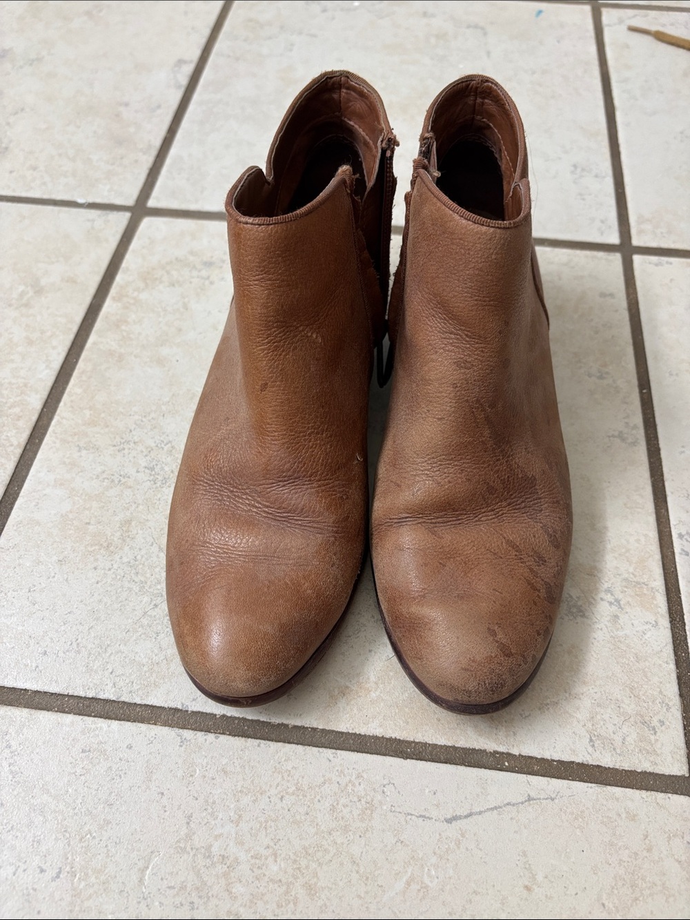 Sam Edelman Women’s Brown Leather Ankle Boots